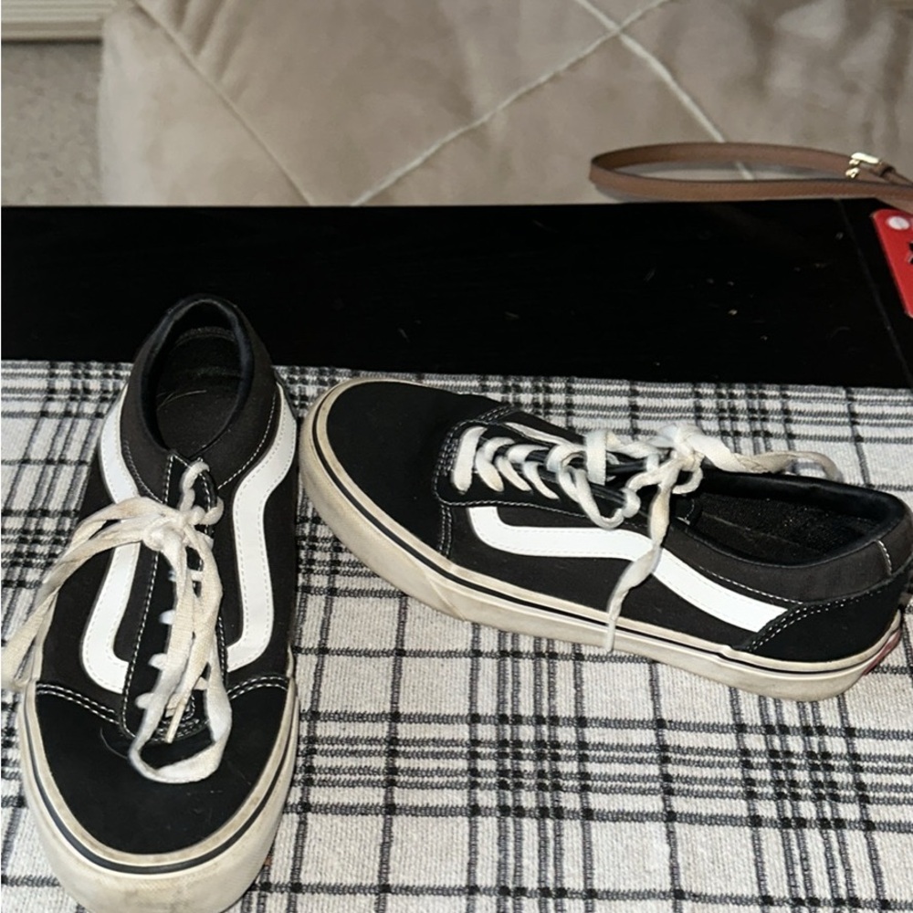 Vans Black and White Sneakers